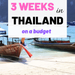 Are you planning a trip to Thailand? Then take a read of my 3 week Thailand Itinerary. This backpacking guide will help you make the most of your time backpacking Thailand. #backpackingthailand #thailand #thailandtravelguide #ThailandItinerary
