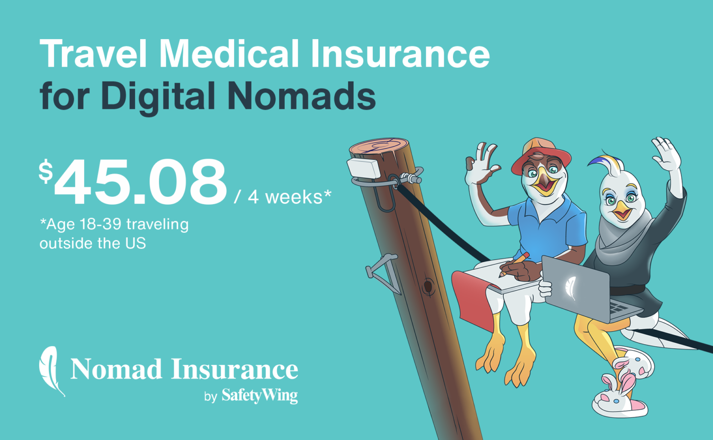 Safetywing insurance review. Digital nomad travel insurance