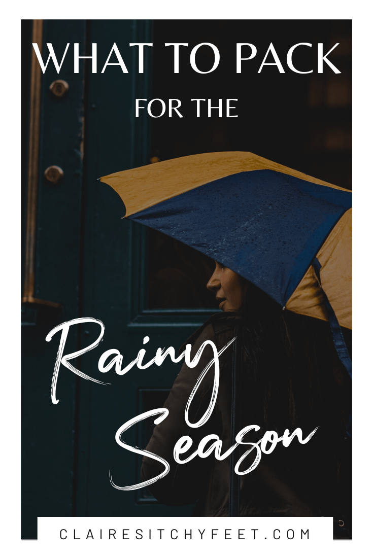 What to pack for the rainy season