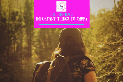 Long Term Travel- Important Things to Carry (1) Planning on traveling long-term? There are some essential things you need to think about before any long term travel and some really important things you need to carry. In this post Guest Contributor, Harris Norman offers his expert advice.