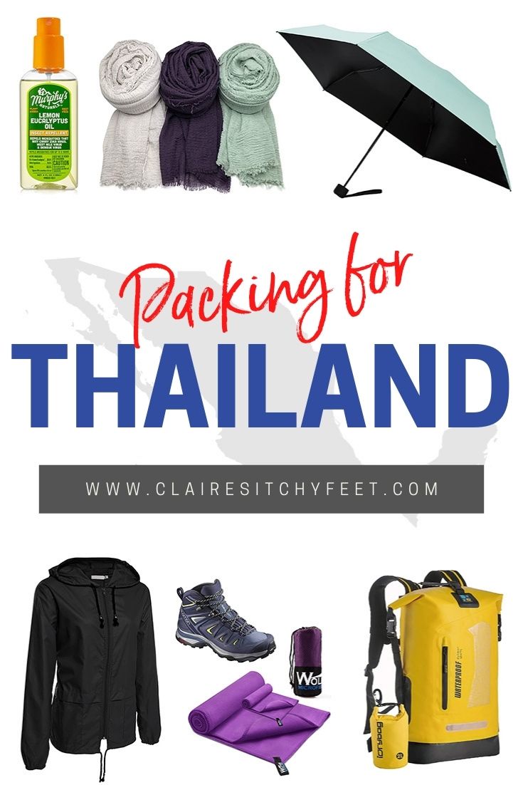 What to pack for Thailand