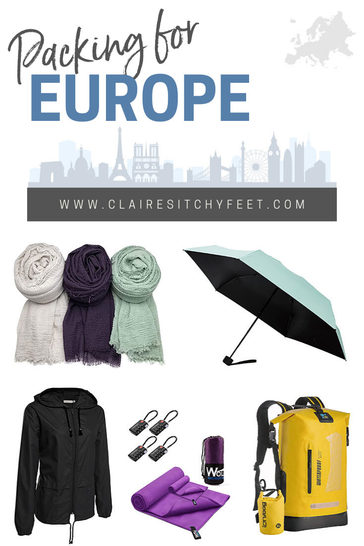 Europe Packing List - Things To Pack For Europe Trip