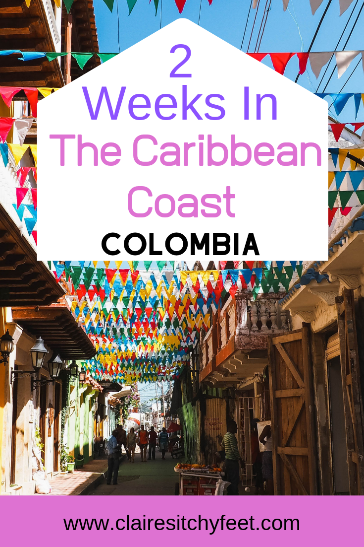 2 week itinerary for Colombia’s Caribbean Coast