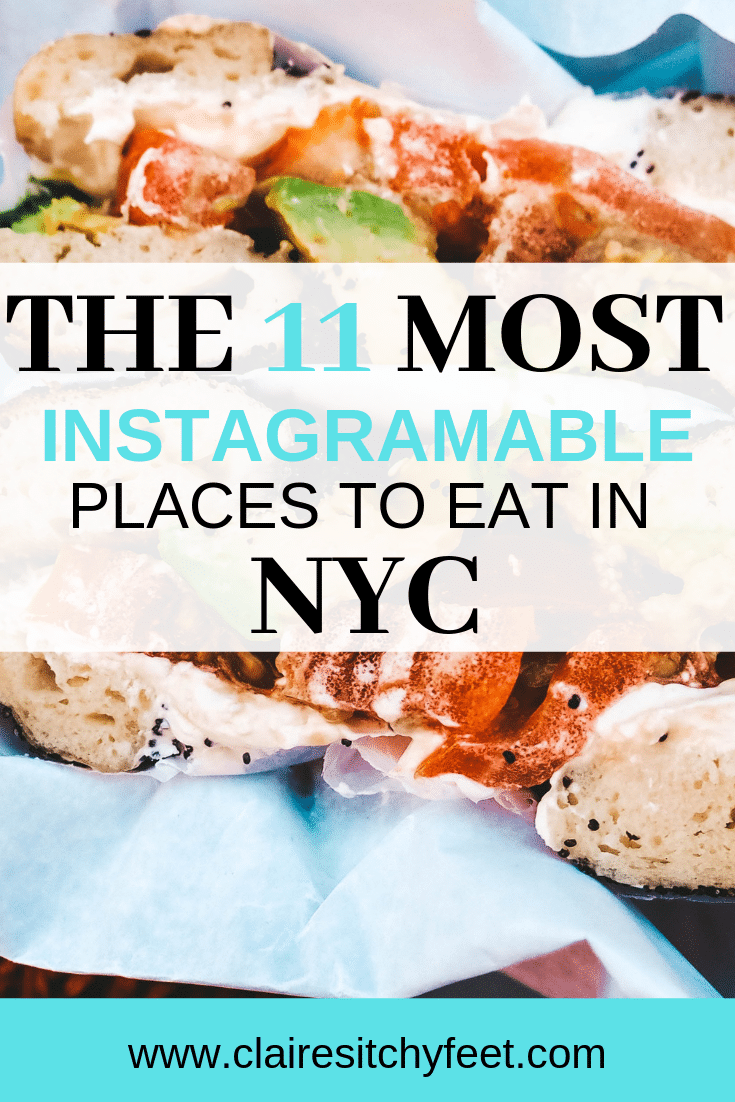 The 11 Best Instagram worthy places to eat in NYC. This is the The only guide you will need to find the 11 most instagramable places to eat in New York City. #instagram #instagramworthy #NYCinstagram #NYCtravel #NYCfoodie #NYCdesserts #NewYorkCity #NYCfood #eatNYC