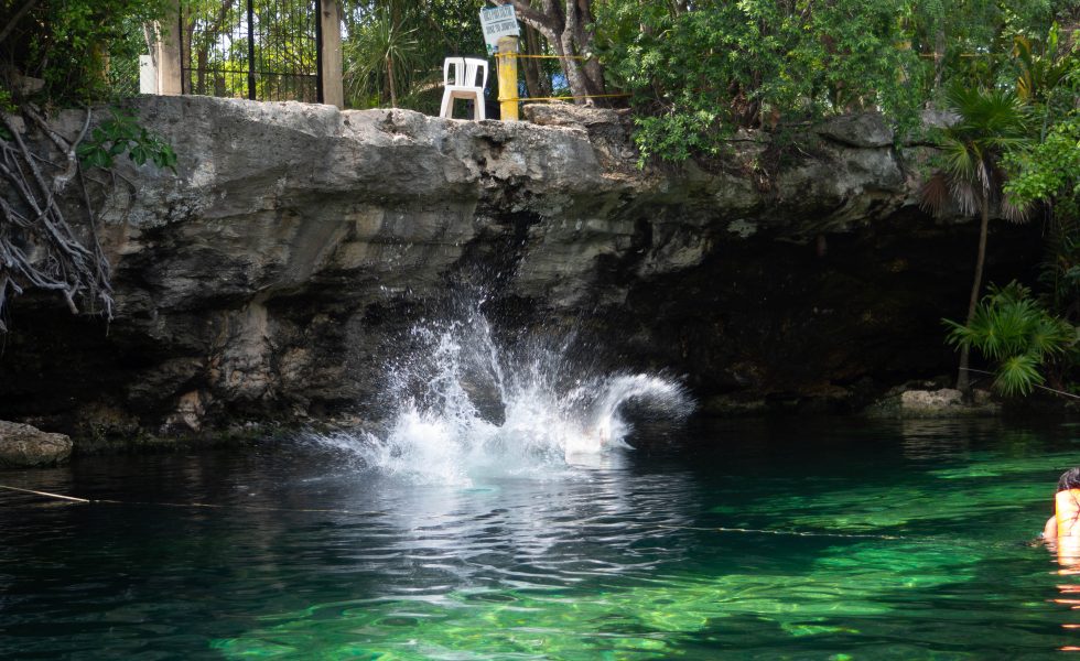 Adventures in Mexico _ Visiting Cenote Azul and Cenote Cristalino.
