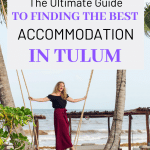 Are you planning a vacation in Tulum? Not sure where to stay in Tulum Mexico? In this guide I review and make recommendation of the best places to stay in Tulum for every budget. Hotels in Central Tulum | Hotels on the beach in Tulum | Budget hotels in Tulum | Luxury Hotels in Tulum #travelguide #traveltips #WhereToStay #HotelReview