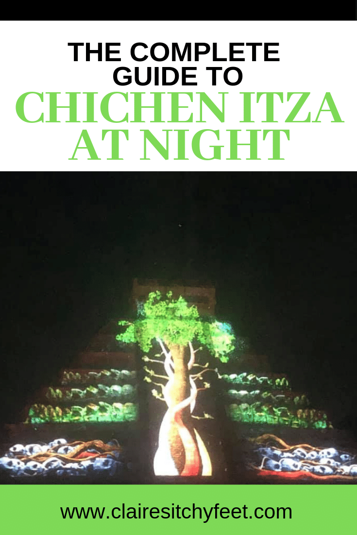 So you want to see the Chichen Itza light show? Good choice. Chichen Itza at night doesn't disappoint! Visiting the Chichen Itza light show really is a must on your Mexico vacation. In the following blog post, I’m going to share everything you need to know to plan your visit to Chichen Itza at night. #chichenItza #worldwonder #mexico #mexicovacation #thingstodoinmexico