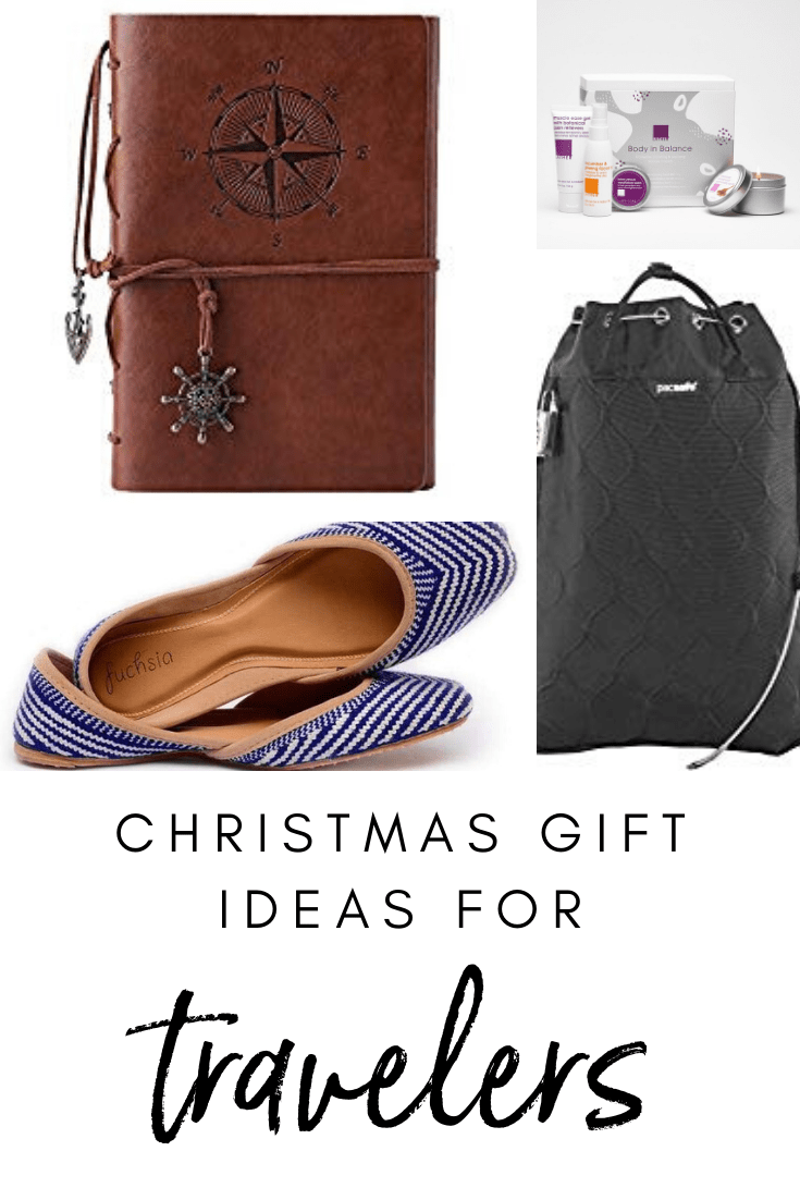 Are you wondering what to buy for the traveler in your life for Christmas? You aren't alone, buying a Christmas gift for a travel lover can be difficult. In this list, I've added some of my favorite travel accessories and things that I love to take with me wherever I am in the world. #travelgifts #giftsfortravelers #christmasgiftguide #christmasgiftguidefortravel