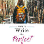 How to Write the Perfect Pitch