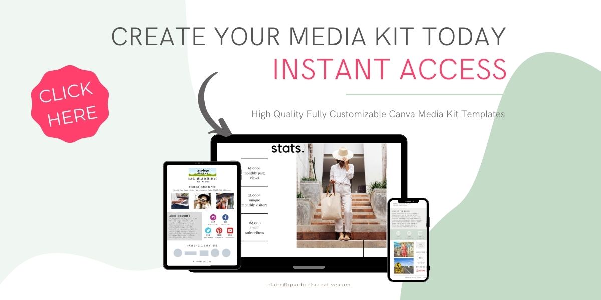 blogger media kit