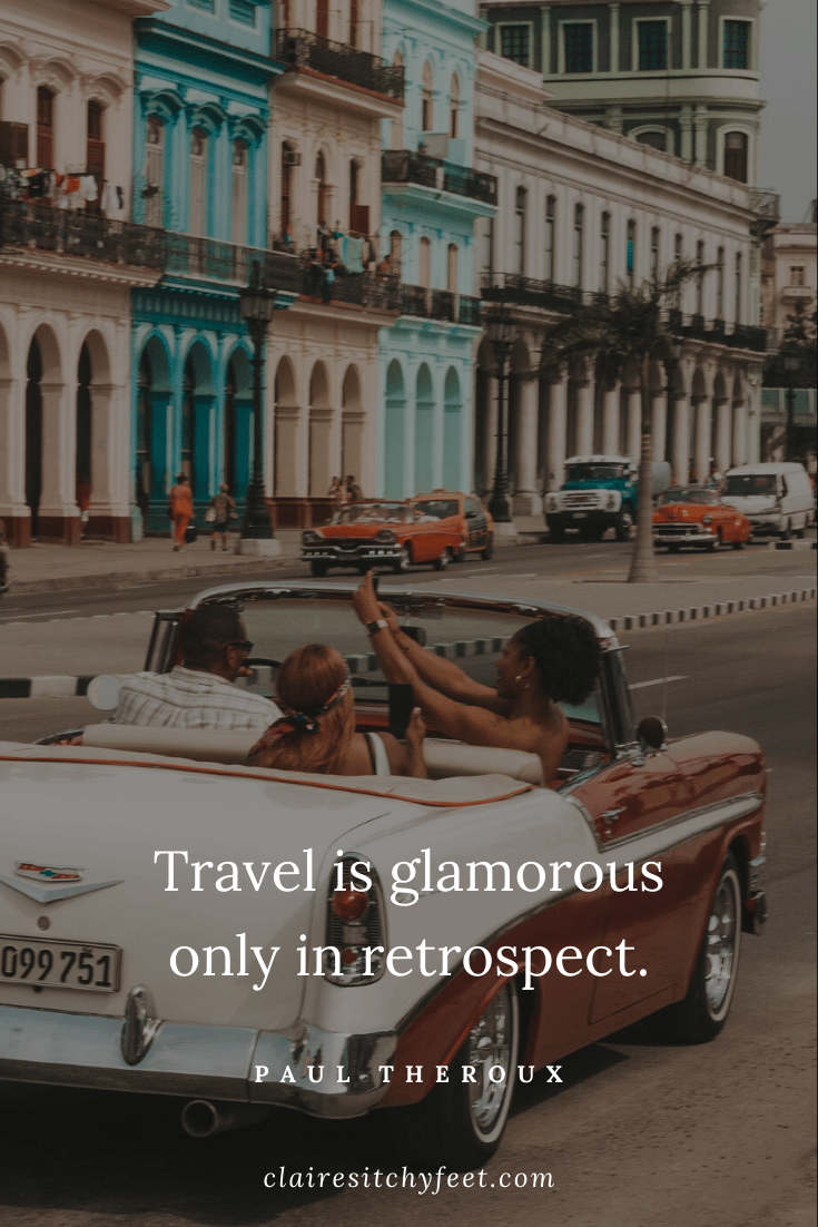 The Best Short Quotes For Instagram Travel Captions | Travel Quotes for Instagram | Paul Theroux