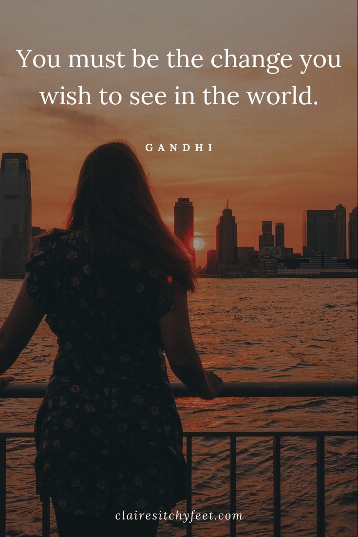 The Best Short Quotes For Instagram Travel Captions | Travel Quotes for Instagram | Gandhi