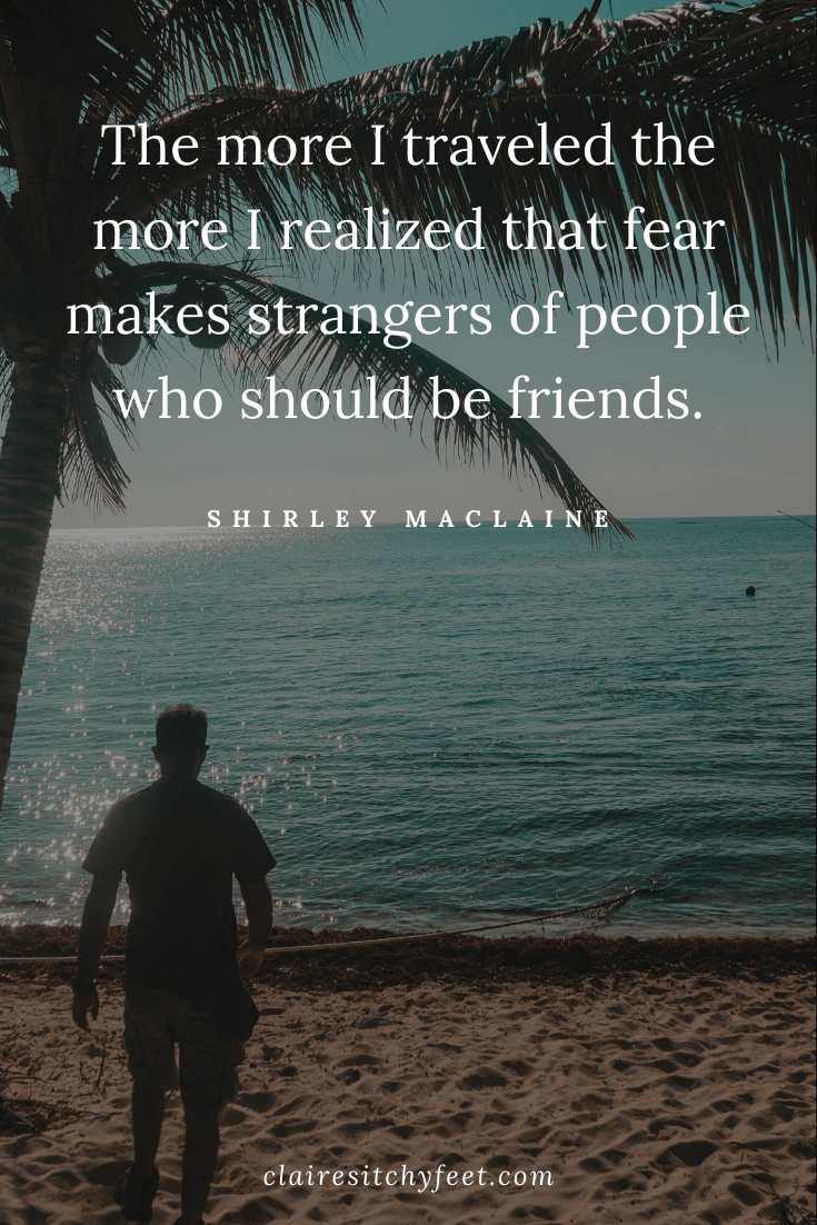 The Best Short Quotes For Instagram Travel Captions | Travel Quotes for Instagram | Shirley Maclaine