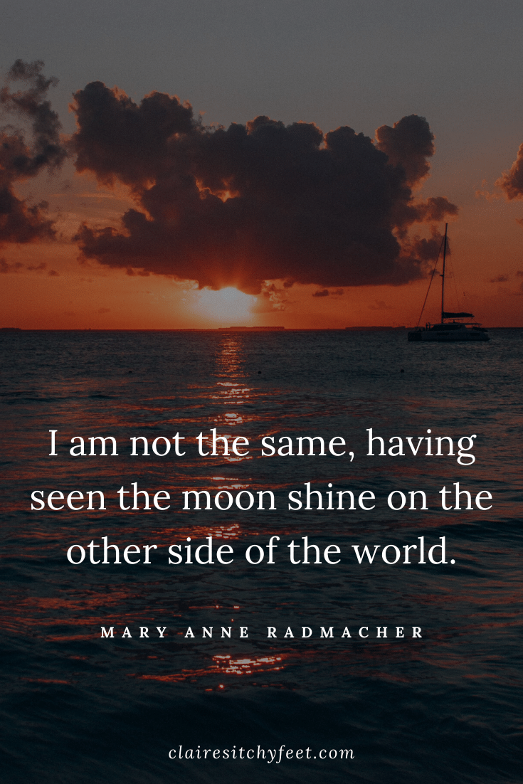 The Best Short Quotes For Instagram Travel Captions | Travel Quotes for Instagram | Mary Anne Radmacher