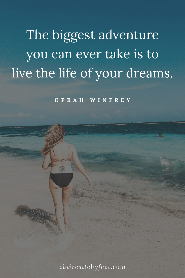 The Best Short Quotes For Instagram Travel Captions | Travel Quotes for Instagram | Oprah Winfrey