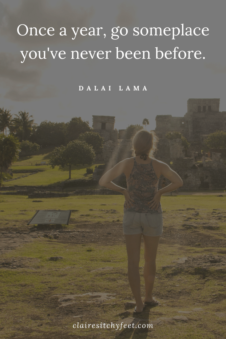 The Best Short Quotes For Instagram Travel Captions | Travel Quotes for Instagram | Dalai Lama