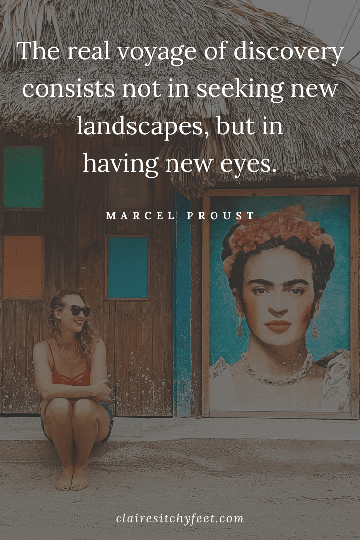 The Best Short Quotes For Instagram Travel Captions | Travel Quotes for Instagram | Marcel Proust