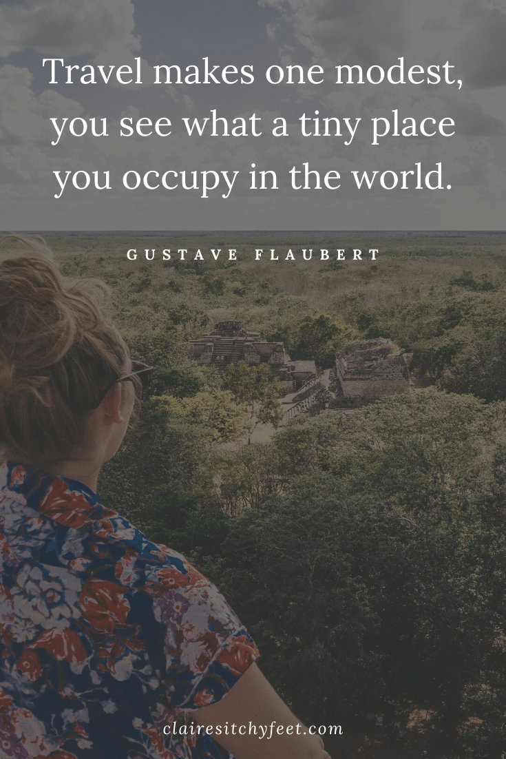 The Best Short Quotes For Instagram Travel Captions | Gustave Flaubert | Travel Quotes for Instagram