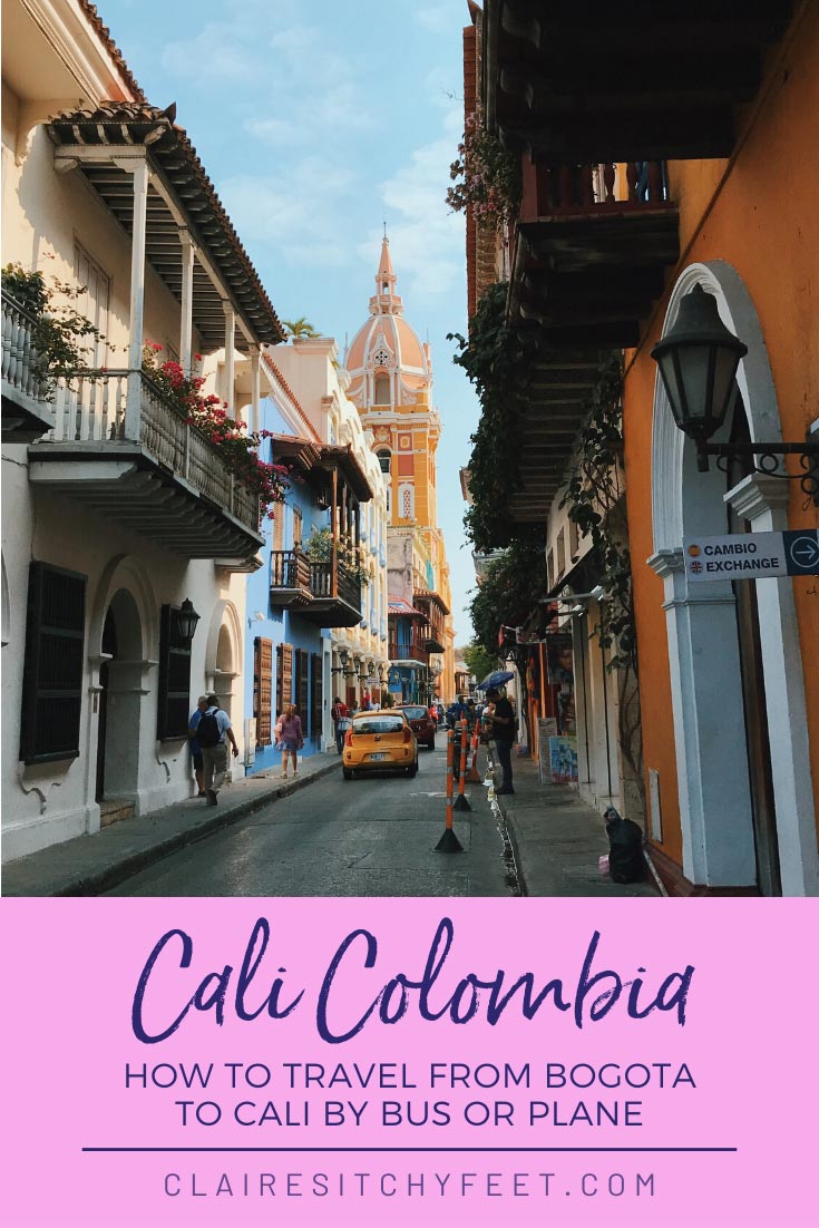 how to travel from bogota to cali