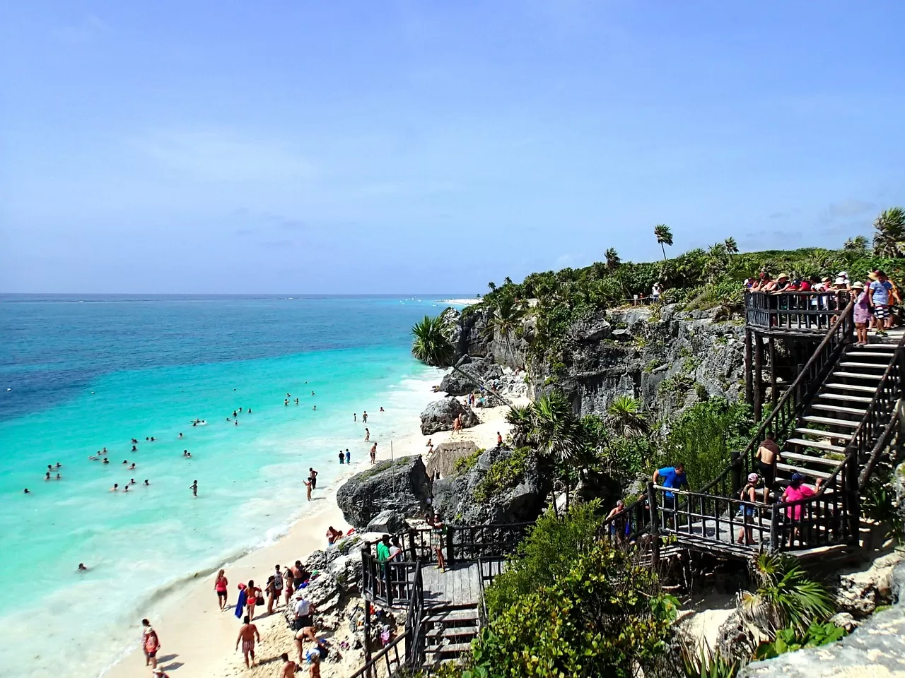 public beaches in Tulum Mexico