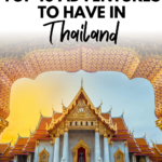 Top 10 Adventures in Thailand