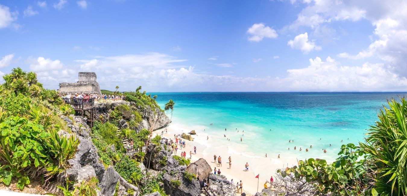 public beaches in tulum mexico