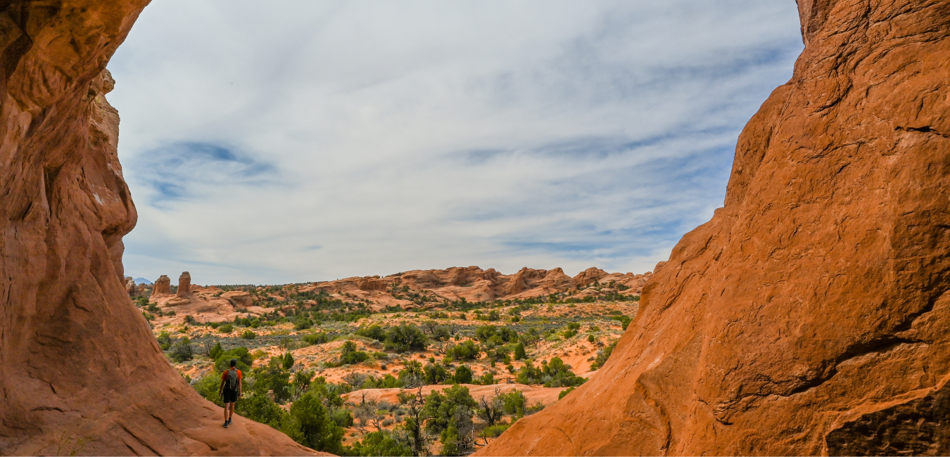 best hikes in Arches National Park | Tapestry Arch Loop