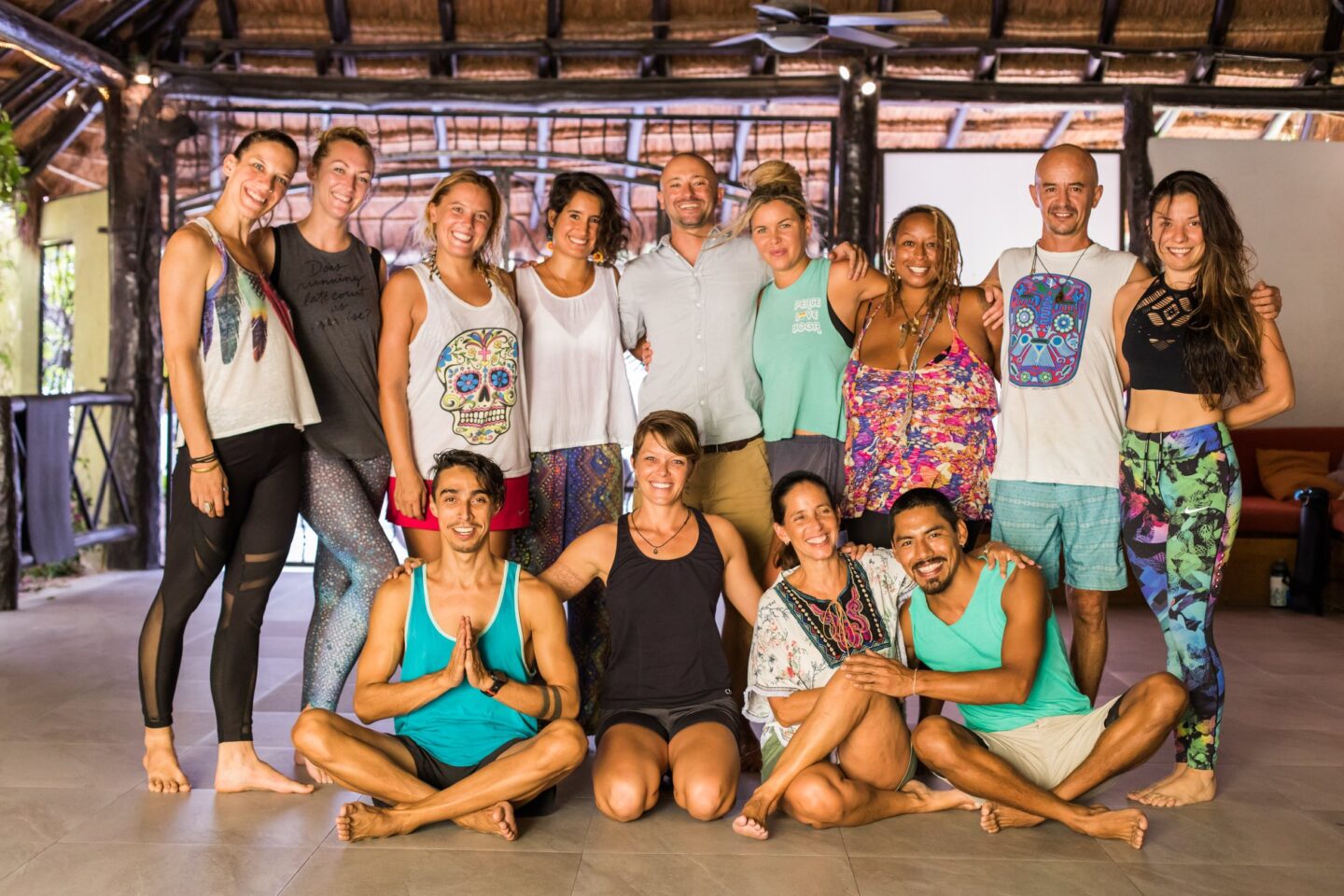 The International yoga Teaching team for Playa Yoga Tribe in Playa del Carmen