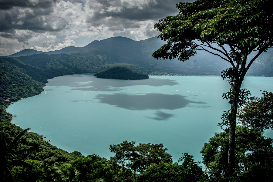 Coatepeque lake El Salvador