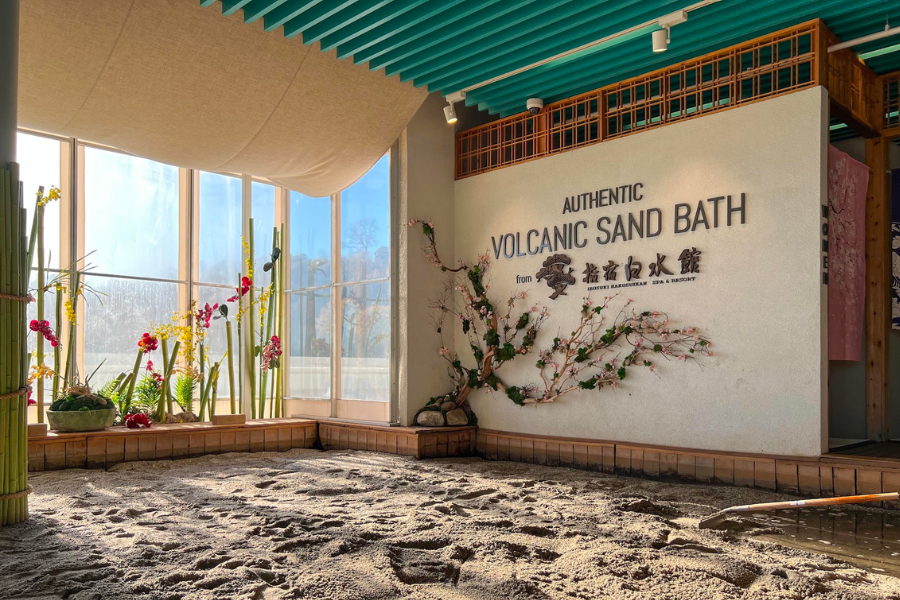 SoJo Spa Club NYC Review volcanic sand bath
