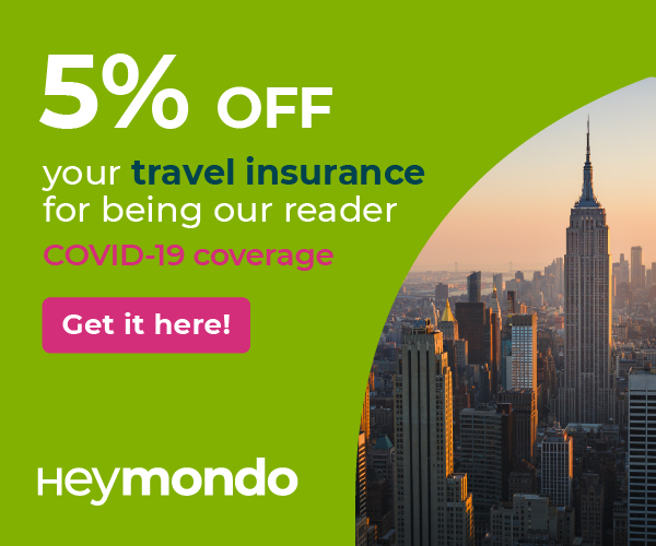 Get 5% off travel insurance for being our reader and accessing our Digital Nomad Resources.