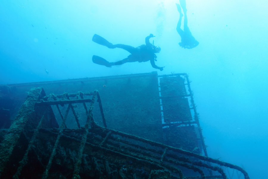 best scuba diving in europe - Zenobia wreck in Cyprus