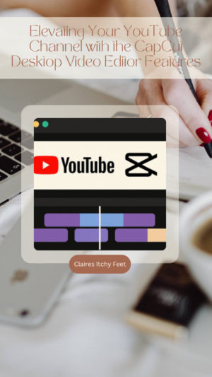 Woman using YouTube editing software on laptop