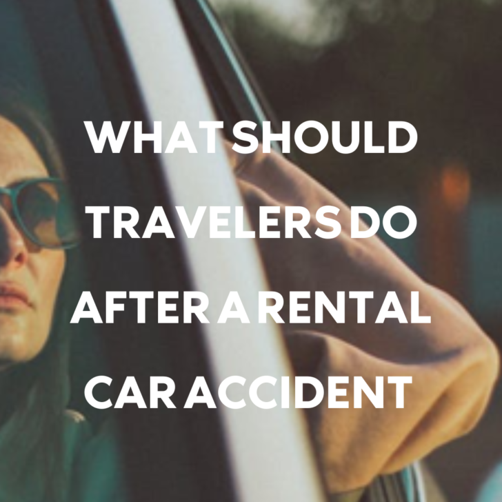 Woman in car sunglasses, advice for rental car accidents
