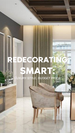 Elegant modern home interior with luxury furnishings