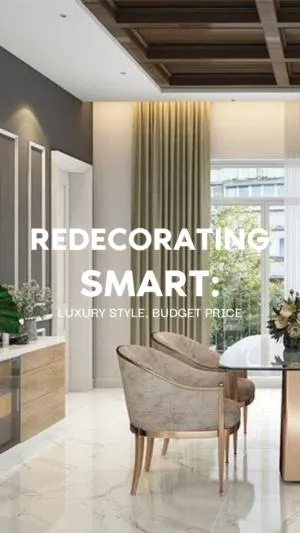 Elegant modern home interior with luxury furnishings