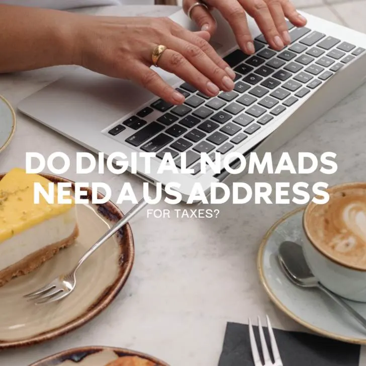 Woman typing on laptop with coffee and pastries