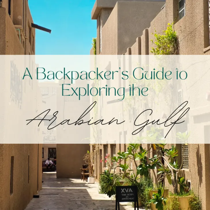 Book cover for A Backpacker's Guide to the Arabian Gulf.
