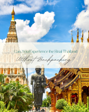 Statue and temples in Thailand with intriguing travel question