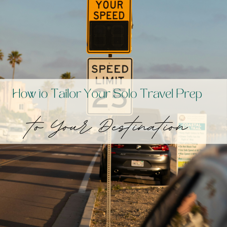 Speed limit sign on sunny coastal road with text overlay