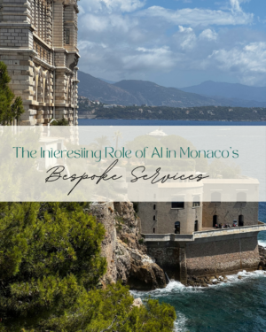 Scenic view of Monaco coastline with historical architecture