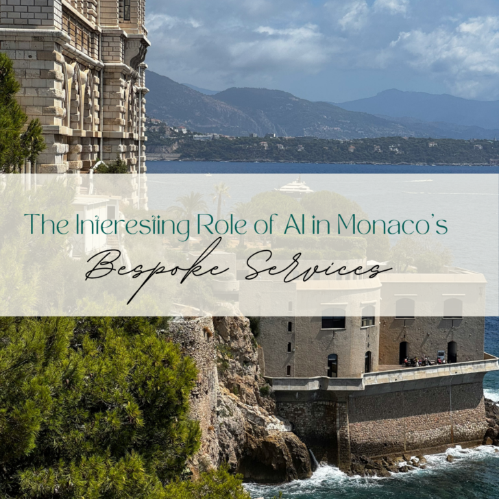 Scenic view of Monaco coastline with historical architecture