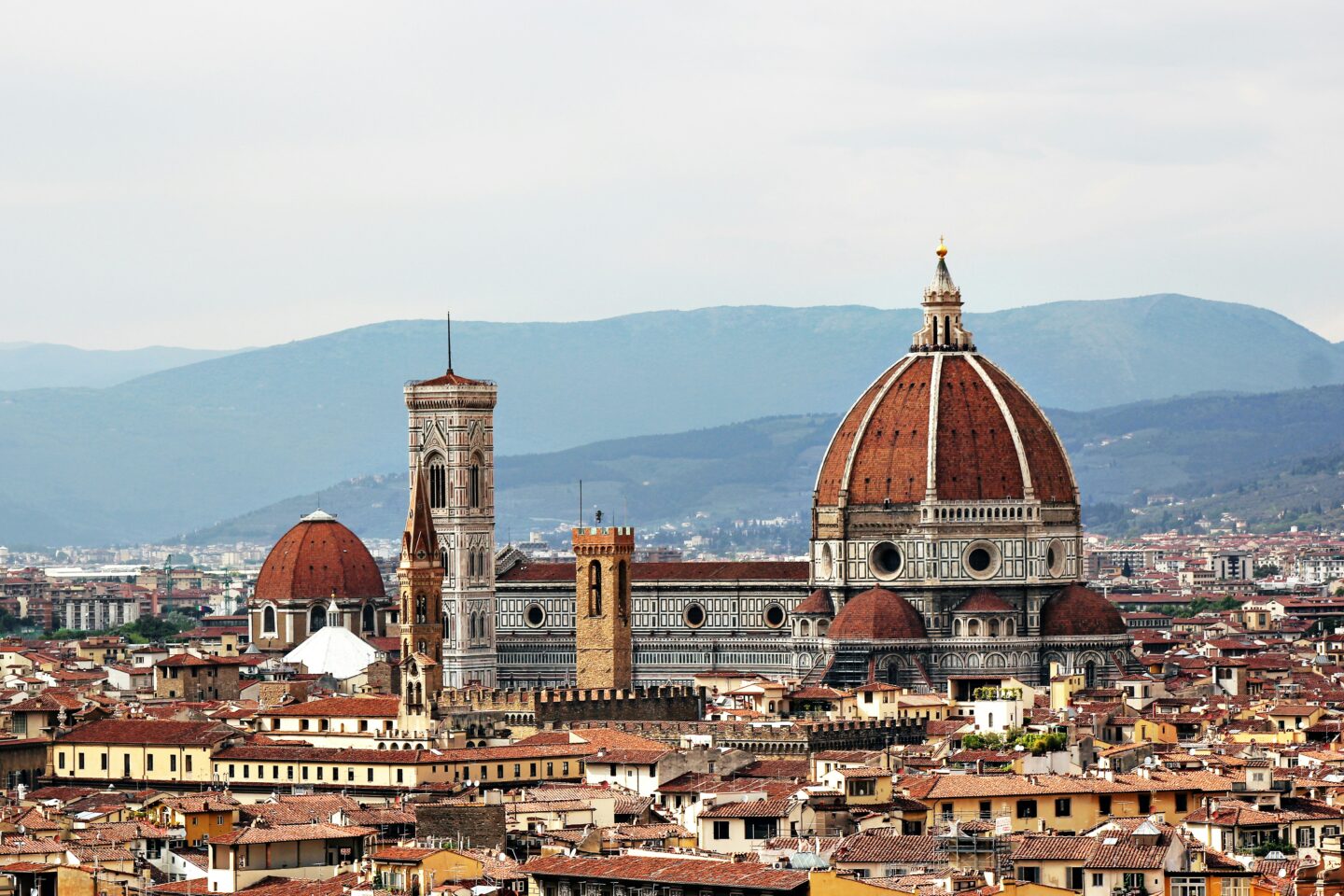 Florence skyline with famous Duomo Cathedral